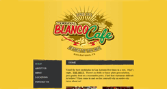 Desktop Screenshot of blancocafe.net