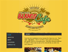 Tablet Screenshot of blancocafe.net